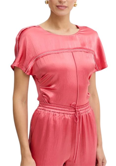 Plain-coloured crew neck blouse PINKO | sweaters | 104596 A2BUN55